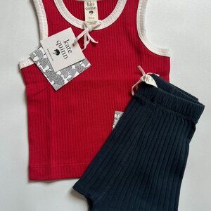 NWT Kate Quinn 3-6M Red White Blue Tank Shorts Set 4th of July